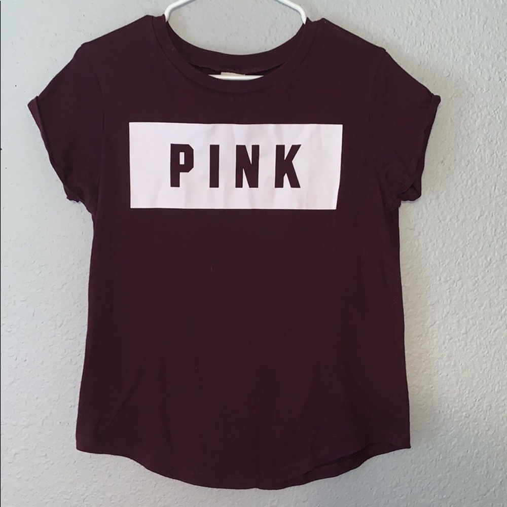 VS PINK maroon top